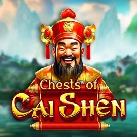 Chests of Cai Shen online game logo by Pragmatic Play on 20betss.gr